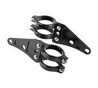 EBTOOLS 43Mm Motorcycle Headlight Bracket - Motorcycle Headlight Bracket Motorbike Turn Signal Mount Bracket 2Pcs Headlight Mount Bracket Clamps Head Lamp Holder Fork 38-41Mm/1.5-1.6In For Motorcycle