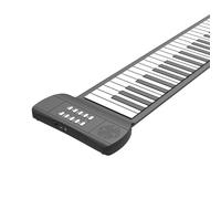 EBTOOLS 49 Keys Roll-Up Piano Flexible Electronic Keyboard with Built-in Speaker, 16 Tones, 6 Demos, Headphone, for Kids' Music Learning (49 Keys)