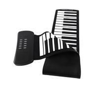 EBTOOLS 49 Keys Roll-Up Piano Flexible Electronic Keyboard with Built-in Speaker, 16 Tones, 6 Demos, Headphone, for Kids' Music Learning (61 Keys)