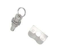 EBTOOLS 58.5mm Marine Lock Fastener - 304 Stainless Steel, Polished, Multi-Purpose for Yachts and Boats