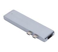 EBTOOLS 7-in-2 USB C Hub Docking Station for Pro/ - 4K UHD Output and Fast Data Transfer, Aluminum Design, Lightweight and Portable