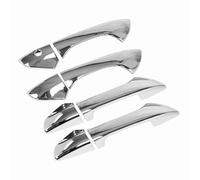 EBTOOLS 8Pcs Side Door Handle Cover Trim Decor for 2008-2012 - Glossy Silver, ABS Plastic