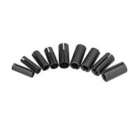 EBTOOLS 9PCS Router Collet Adapter Set Carbon Steel Chuck Converter for Clamping and Versatile Applications