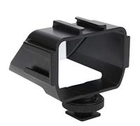 EBTOOLS A74 Mirrorless Camera Stand with Flip Screen and 3 Cold Shoe Ports for Vlog and Photography, Compact for Easy Travel