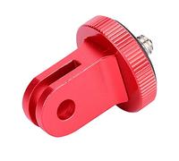 EBTOOLS Aluminum Alloy /4 Tripod Mount Adapter for Action Cameras & Standard Cameras - & Lightweight Accessory (Red)