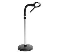 EBTOOLS Blow Dryer Stand Hands Free, Adjustable Stainless Steel Hair Dryer Holder Removable Suction Cup Bracket Stand Storage Rack for Bathroom Bathroom Women Pet