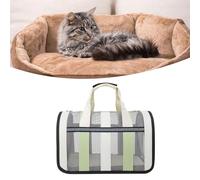 EBTOOLS & Breathable Cat Carrier, Oxford Cloth Folding Pet Travel Carrier Bag for Cats and Small Dogs, Easy Access and Comfortable Handle (350ml)