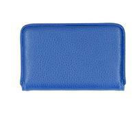 EBTOOLS Business Card Holder with Magnetic Buckle, Portable PU Leather Wallet for 15-20 Cards, Ideal Men and Women, Orange 001# (001#)