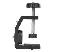 EBTOOLS Camera C Clamp,Large Aluminium Alloy Black C Clamp Mount Fixed Desktop Bracket Replacement for Flashlight Camera Tripod Photography