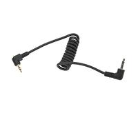 EBTOOLS Camera Shutter Cord with Gold-Plated Joint, 2.5mm to 3.5mm Elastic Flash Cable for Remote