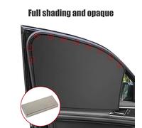 EBTOOLS Car Side Window Sun Shades with 10 Strong Magnets - for Breastfeeding, Changing Clothes, and Camping Activities (Black #18)