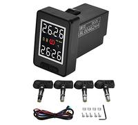 EBTOOLS Car TPMS with 4 Internal Sensors,TPMS Tire Pressure Monitor System with 4 Internal Sensors