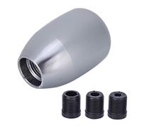 EBTOOLS Civic 2005 5 Speed Gear Knob - Knob Gear Shift Head 5 Speed Car Gear Shift Knob Adapter Car 5 Speed Manual Gear Shift Knob Shifter Lever Stick with 3 Adapters 8/10/12Mm (Titanium)