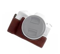 EBTOOLS Digital Camera Bottom Ive Case - Stylish PU Leather Bag with /4in Fixing or R50/R100 Compatibility (Brown)