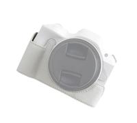EBTOOLS Digital Camera Bottom Ive Case - Stylish PU Leather Bag with /4in Fixing or R50/R100 Compatibility (White)
