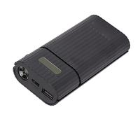 EBTOOLS DIY Mobile Power Bank 2-in- Battery, Pocket-Sized TYPEC Fast Support for Devices (Black)