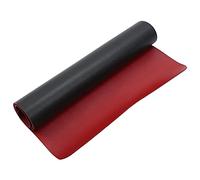 EBTOOLS Double-Sided Multifunctional Leather Desk Mat & Pad for Stylish Home or Office Use (Black+Red)