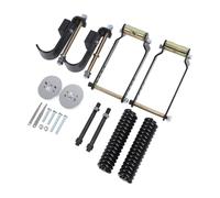 EBTOOLS Duty Rear Leaf Spring Suspension 3611-YHD for 4WD - 3in, Steel Construction, Stable and