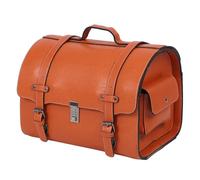 EBTOOLS Fashion Motorcycle Tail Bag 29.5L Arrow Storage Case Luggage for Scooters with Secure Lock and Stylish Design (Orange)