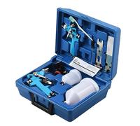 EBTOOLS Feed HVLP Spray Kit - Small & Large Paint Sprayers with 125ml & 600ml Cups, 4 Spray Nozzles for Car Repair, and Furniture Painting