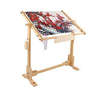 EBTOOLS Floor Frame, Embroidery Frame Holder, Cross Stitch Floor Stand, Suitable for Embroidery, Quilting, Cross Stitch, Silk Painting (80cm 14CT)