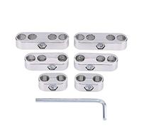 EBTOOLS For Ht Lead Separator - Hole Separators,7Mm 8Mm Spark Plug Wire Separators Dividers Looms Replacement For & (Two Colors Optional)(Silver)