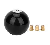 EBTOOLS for Pool Ball for Gear Stick-Black 8 Gear Shift Knob Universal Black 8 Billiard Ball Round Car Gear Shift Knob Lever Handle Shifter