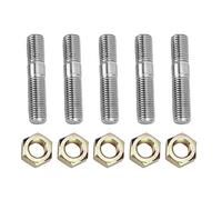 EBTOOLS For Td04 Turbo Stu - Professional M10X1.25 Stud Turbo Stud Kit M10X1.25 50Mm Exhaust Bolts 304 Stainless Steel Turbo Stud Kit Replacement For Dsm 1G Evo1~10