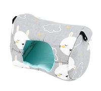 EBTOOLS Four Seasons Gray Hammock for Hamsters, Chinchillas & Small Pets - Comfortable Hanging with Spacious Interior (Gray rabbit)