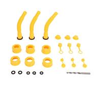 EBTOOLS Gas Can Spout Replacement Kit with Vent & Nozzle for Lawn Mowers, Vehicles, Boats, and More