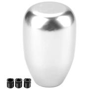 EBTOOLS Gear Shift Knob Lever Handle Head Gear Shift Knob Knob Gear Shift Head Car Universal Modification Manual Knob Gear Shift Head Shifter 6 Speed (Silver)