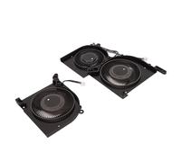 EBTOOLS GS66 Compatible Cooling Fan - Lightweight 4-Pin Aluminum Alloy Laptop Fan for Efficient CPU and GPU Cooling - Easy Installation for 10SGS (CPU and GPU Fan)