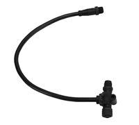 EBTOOLS IP67 Backbone Drop Cable 5 Pin T Connector for Universal NMEA 2000 Networks - ABS for Marine Electronics