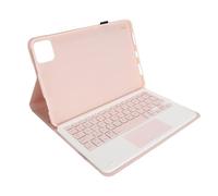 EBTOOLS Keyboard Case for Mi Pad 6/6 Pro 11 Inch 2023 with Magnetic Removable Keyboard & Touchpad (Pink)