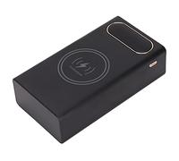 EBTOOLS L12 Fast Charging Edition DIY Power Bank Kit - 12 Battery Box, 22.5W Wired & 15W, Compatibility, LCD Display, Lightweight Design (Black)