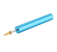 EBTOOLS Leather Dye Pen Applicator Tool for DIY Crafts, High-Performance Copper Head with Stainless Steel for Tanned Leather Printing (Blue)