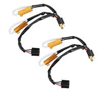EBTOOLS LED Load Resistor 12V 2pcs LED Decoder Load Resistor Car Headlight Flashing Error Free Wiring Harness Replacement for H4
