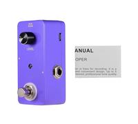 EBTOOLS Looper Effect Pedal for Guitar and Bass with Unlimited Overdubs and 5-Minute Looping, USB Interface, (Purple)