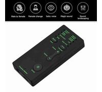 EBTOOLS M1 Portable Voice Changer Device with 4 Sound Effects for Live Streaming, Online Chatting, Karaoke - Compatible with Smartphone, PC, Tablet