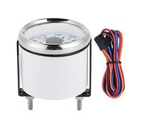 Marine Water Temperature Gauge - 52Mm/2In Marine Engine Water Temperature Gauge 40-120 ? Temp Meter Replacement For Boat Rv(White Dial Silver Cover)