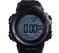 EBTOOLS Men Digital Sport Watch 50m with LED Chronograph, Dual Time Zone, Luminous, and Stylish Design for Outdoor Activities