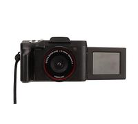 EBTOOLS Micro SLR Digital Camera, 16MP & 1080P HD, 16X Digital Zoom, 2.4 Flip Screen, Compact Travel Camera, Black