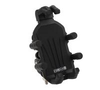 EBTOOLS Motorcycle Fork Stem Phone Mount with & Secure Lock for 4.9 to 8.1in Smartphones, & Vibration (M8 Ball Head; Bottom Diameter 8mm / 0.31in)