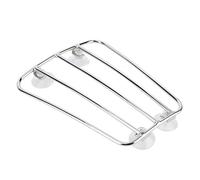 EBTOOLS Motorcycle Front Luggage Rack,Motorcycle Fuel Tank Rack Luggage Holder Universal Retro Style Baggage Carrier Bracket(B (silver))