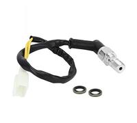 EBTOOLS Motorcycle Hydraulic Brake, M10x1.0 Universal Motorcycle Oil Hose Hydraulic Pump Reinforced Rear Brake Light Switch Hydraulic Brake Pressure Light Switch(#02 elbow)