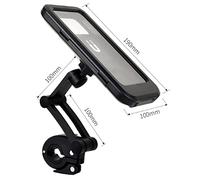 EBTOOLS Motorcycle Phone Holder TPU 360° Rotation Bike Navigation Mount for Phones Up to 6.7 Inches