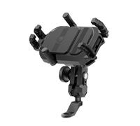 EBTOOLS Motorcycle Phone Mount Holder with I-Th Lock & 360° Rotation for 3.5-6.5 I Cell Pho on Your Bike (Rearview Mirror Mount)