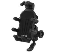 EBTOOLS Motorcycle Phone Mount with -Theft Lock, Shock Absorption & 360-Degree Holder for Scooter and ATV
