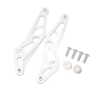 EBTOOLS Motorcycle Windshield Bracket CNC Aluminum High Strength Support for FORZA125 FORZA350 NSS350 2021-2023 (Silver)