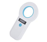 EBTOOLS Portable Animal Tag Scanner for Pets - EMID/FDX-B Reader with 128 Storage Capacity (White)